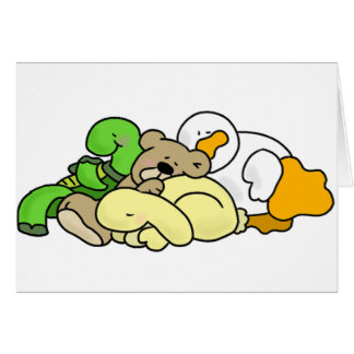 Slaapende babydieren
