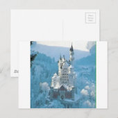 Slaapende Beauty's Castle Briefkaart (Voorkant / Achterkant)