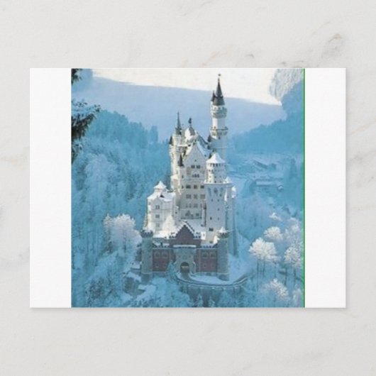 Slaapende Beauty's Castle Briefkaart (Voorkant)