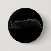 Slaapende Cat Silhouette Button (Voorkant)