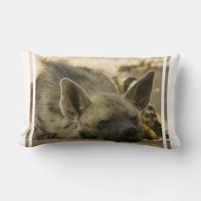 Slaapende Hyena Pillow Kussen (Voorkant)