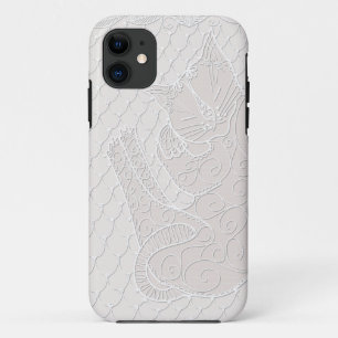 Slaapende kat kant Doily (haat) on phone case