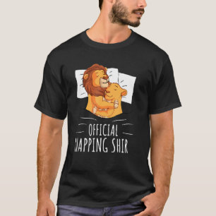 Slaapende Lion Pajamas Officiële Napping Animal T-shirt