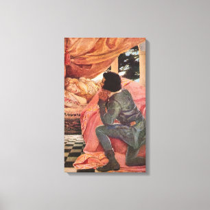 Slaapende Schoonheid door Jessie Willcox Smith Canvas Afdruk