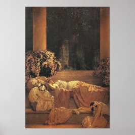 Slaapende schoonheid, Maxfield Parrish Fine Art Poster