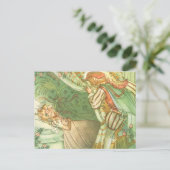 Slaapende schoonheidsprinses,  feillade briefkaart (Staand voorkant)