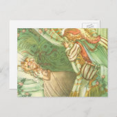 Slaapende schoonheidsprinses,  feillade briefkaart (Voorkant / Achterkant)
