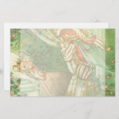 Slaapende schoonheidsprinses,  feillade briefpapier (Voorkant / Achterkant)