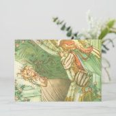 Slaapende schoonheidsprinses,  feillade kaart (Staand voorkant)