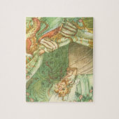 Slaapende schoonheidsprinses,  feillade legpuzzel (Verticaal)