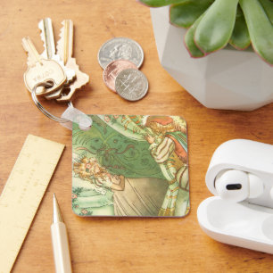 Slaapende schoonheidsprinses,  feillade sleutelhanger