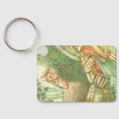 Slaapende schoonheidsprinses,  feillade sleutelhanger (Achterkant)