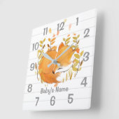 Slaapende schuimmuur vierkante klok (Hoek)