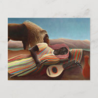 Slaapende zigeuner van Henri Rousseau
