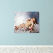 Slaapengel Canvas Afdruk (Insitu (Houten vloer))