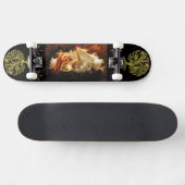 Slaapengel tussen sterren Fantasy Art Skateboard (Horizontaal)