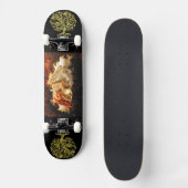 Slaapengel tussen sterren Fantasy Art Skateboard (Voorkant)