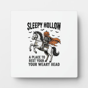 Slaapholle Reiters Zonder Hoofd Vintage Halloween Fotoplaat