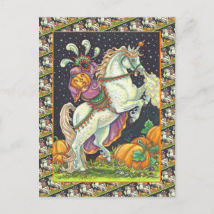 SLAAPHOLLOW HEADLESS HORSEWOMAN, HALLOEEN BRIEFKAART