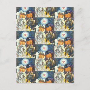 SLAAPHOLLOW WEDDING, HOOFDLEZEN HORSEMAN HALLOEEN BRIEFKAART