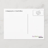 Slaaphuis Briefkaart (Achterkant)