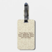 Slaapjes met Chihuahuas Bagagelabel (Achterkant verticaal)