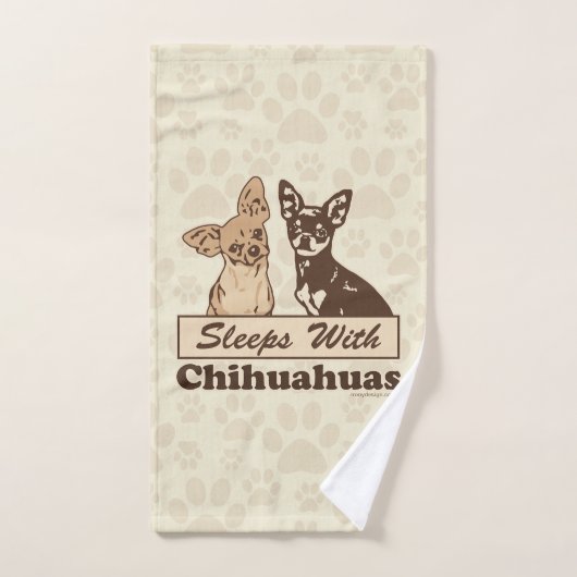 Slaapjes met Chihuahuas Handdoeken (Handdoek)