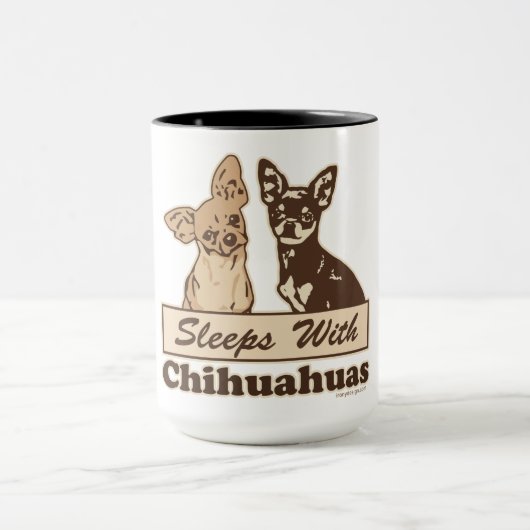 Slaapjes met Chihuahuas Mok (Midden)
