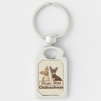 Slaapjes met Chihuahuas Sleutelhanger