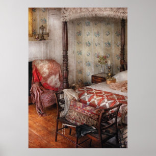 slaapkamer - een slaapplaats poster