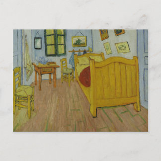 Slaapkamer in Arles, Olie Schilderij, Vincent Van  Briefkaart