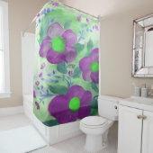 slaapkamerinrichting douchegordijn (In situ)