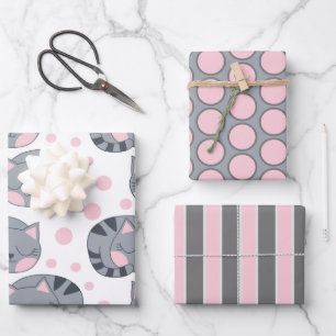 Slaapkat Inpakpapier Vel Set