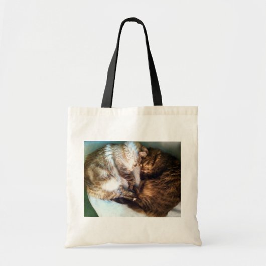 Slaapkatten canvas tas (Voorkant)