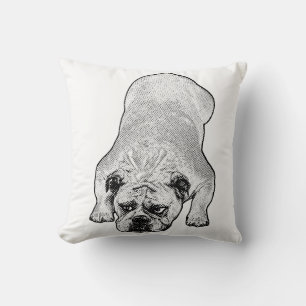 Slaapkop Bulldog Ontspanning Kussen