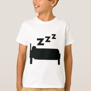 slaapkop zzz slaap t-shirt