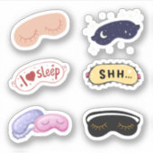 Slaapmasker Stickers (Voorkant)