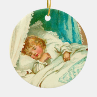 Slaapmeisje Keramisch Ornament