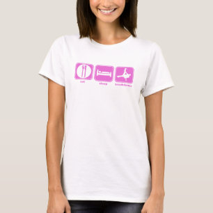 slaapontbijtroze t-shirt