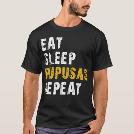 slaapopup eten t-shirt (Voorkant)