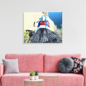 slaappedeslag doek omwikkeld canvas afdruk (Insitu (Woonkamer))