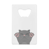 slaappel kredietkaart flessenopener (Achterkant)