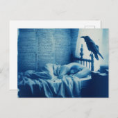 Slaappersoon en een Raven Poe Briefkaart (Voorkant / Achterkant)