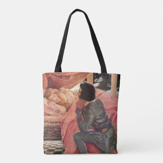  slaapschoonheid van Jessie Willcox Smith Draagtas (Achterkant)