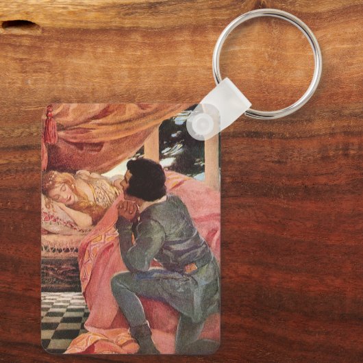 slaapschoonheid van Jessie Willcox Smith Sleutelhanger (Achterkant)
