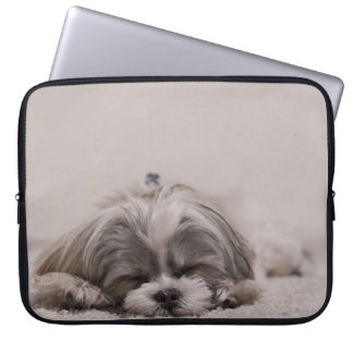 Slaapschuthoes voor tzu-laptop, slaaphond laptop sleeve