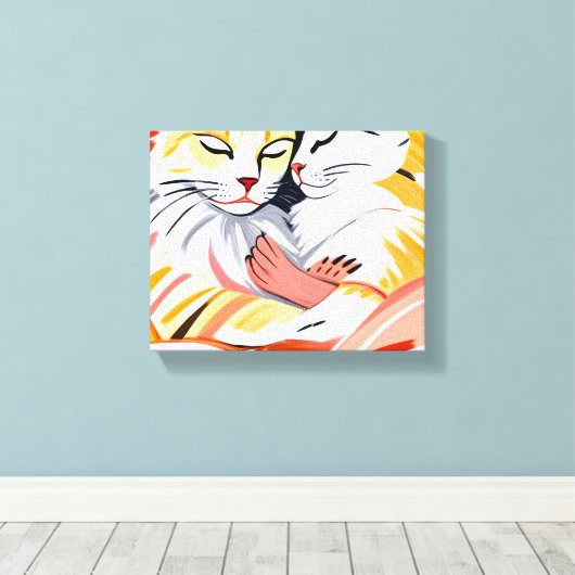 Slaapschutter Canvas Afdruk (Insitu (Houten vloer))