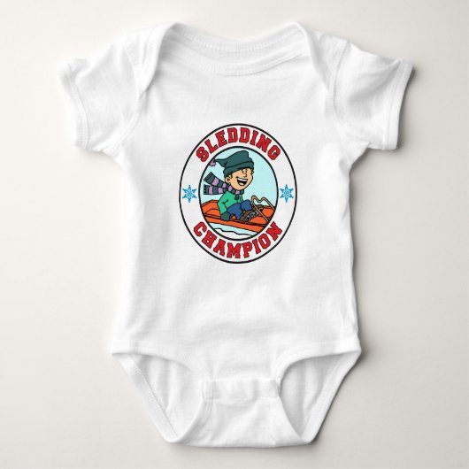 Slaapschutter Cartoon Boy Romper (Voorkant)