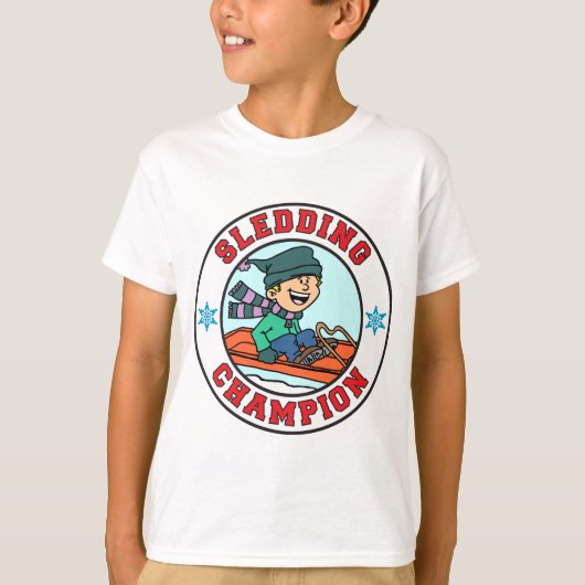 Slaapschutter Cartoon Boy T-shirt (Voorkant)
