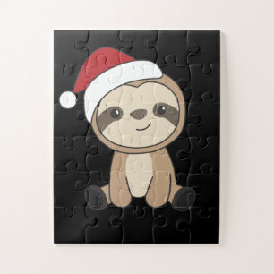 Slaapse kerstsneeuw Winterdieren Slots Jigzaag Legpuzzel